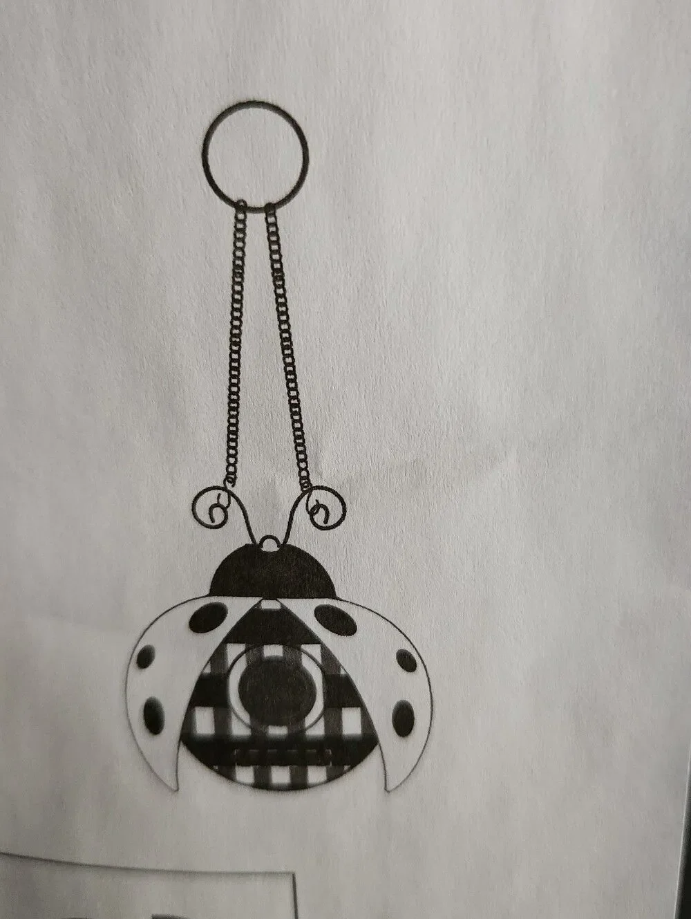 Citter Candleholder Ladybug - LED Candle Use Hanging Chain & LED candle Included
